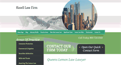 Desktop Screenshot of kaselllawfirm.com
